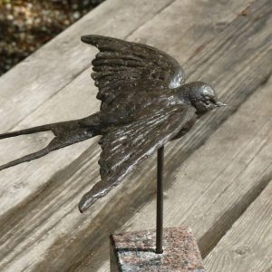 Boerenzwaluw, brons, breedte 22 cm